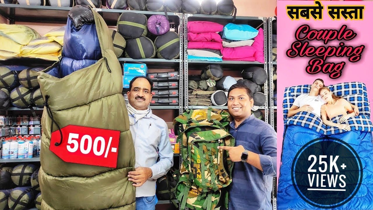 Trekking and Camping का सबसे सस्ता सामान | Budget Camping Gear in Delhi