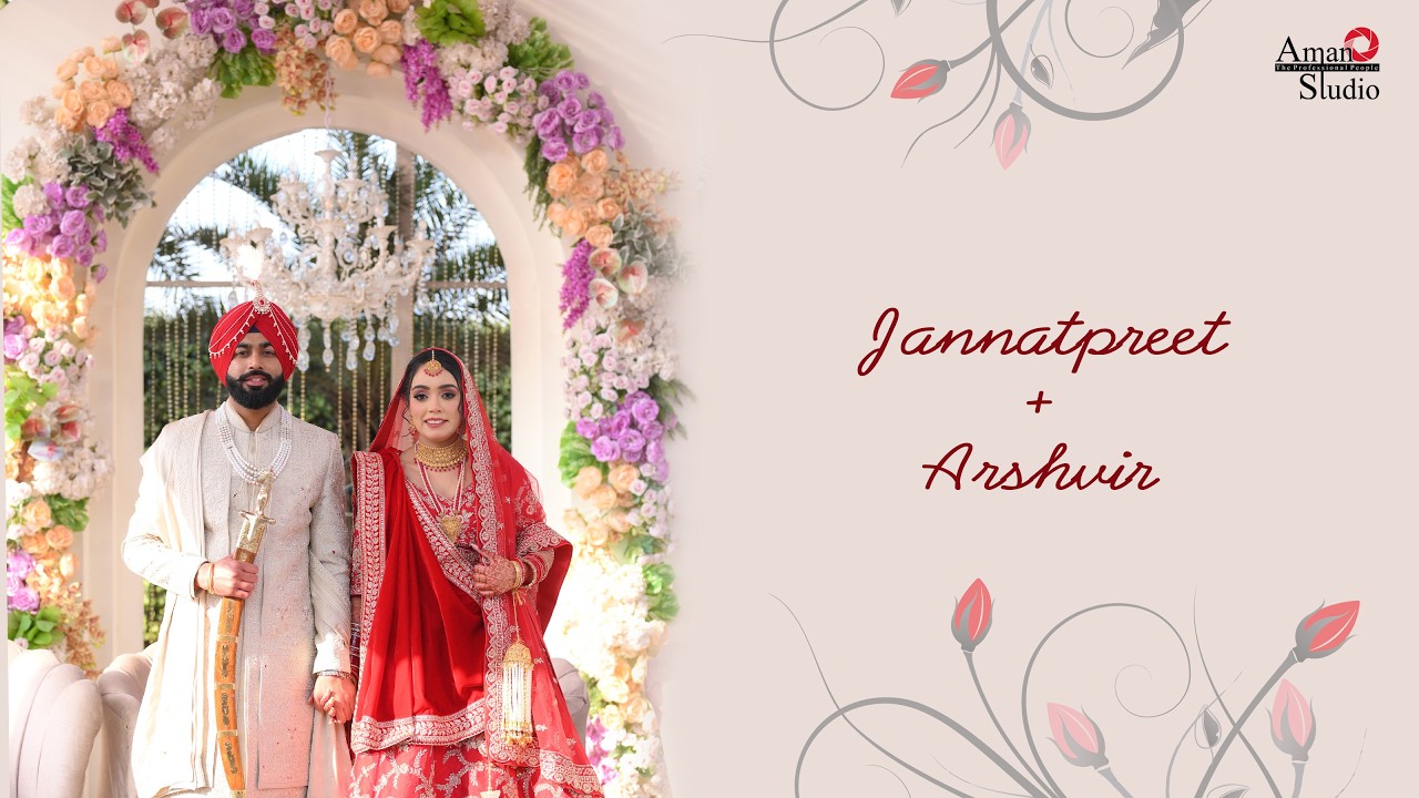 Wedding Highlights 2026 | Jannatpreet + Arshvir | Aman Studio, Mohali | 9814531822 | 9814511822
