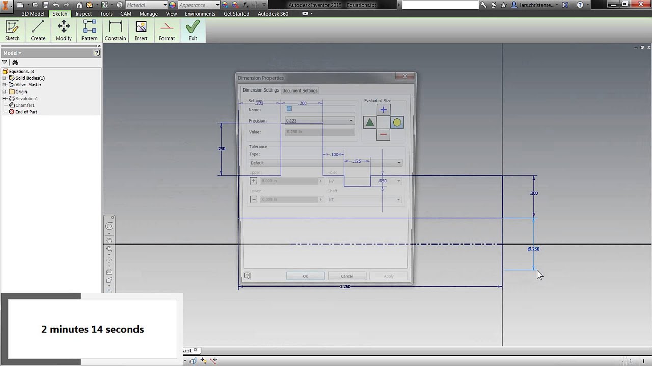 Two Minute Tip - Inventor Parameter Management
