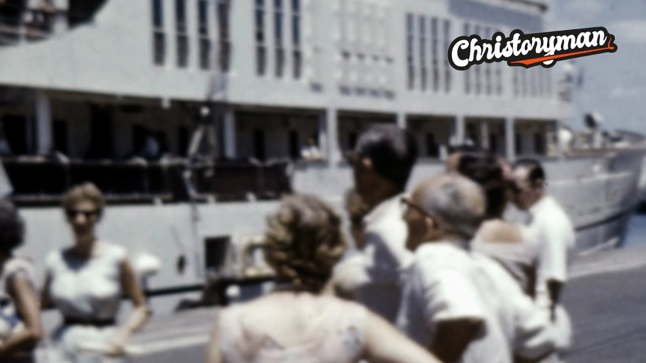 Departure of SS Uganda in Mombasa, 1960 | Rare Footage from British Colonial Life [8mm Film