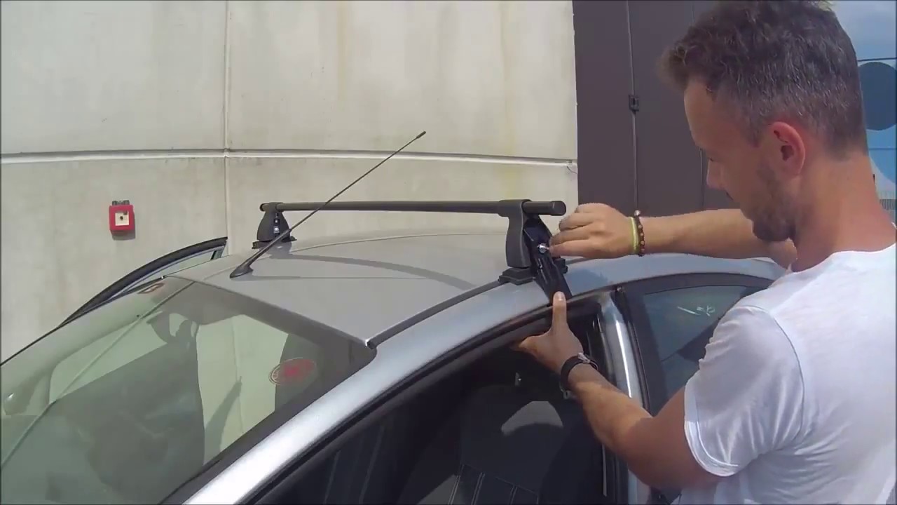 How to Fit Green Valley Roof Rack Cross Bars | Ford Fiesta mk6 mk7