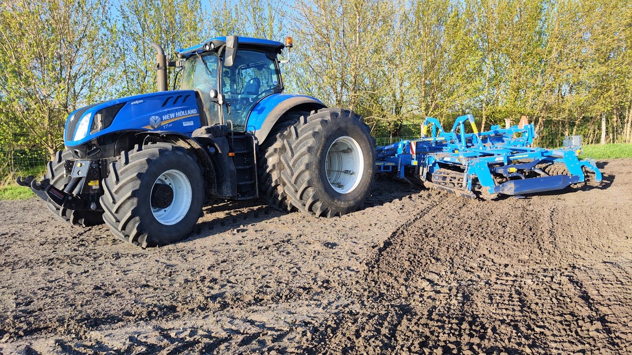 Kompaktorozás 2025 / New Holland T7315 + Farmet kompaktomat K600 Long