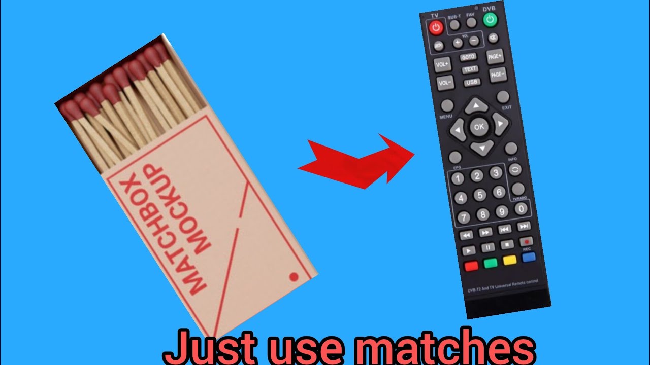 Just use matches and fix your tv remote easily!How to repair tv remote at home 