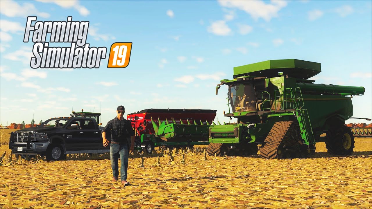 Neighbors Harvest Are All Ahead Full And Underway!! (FS19 Business Series)