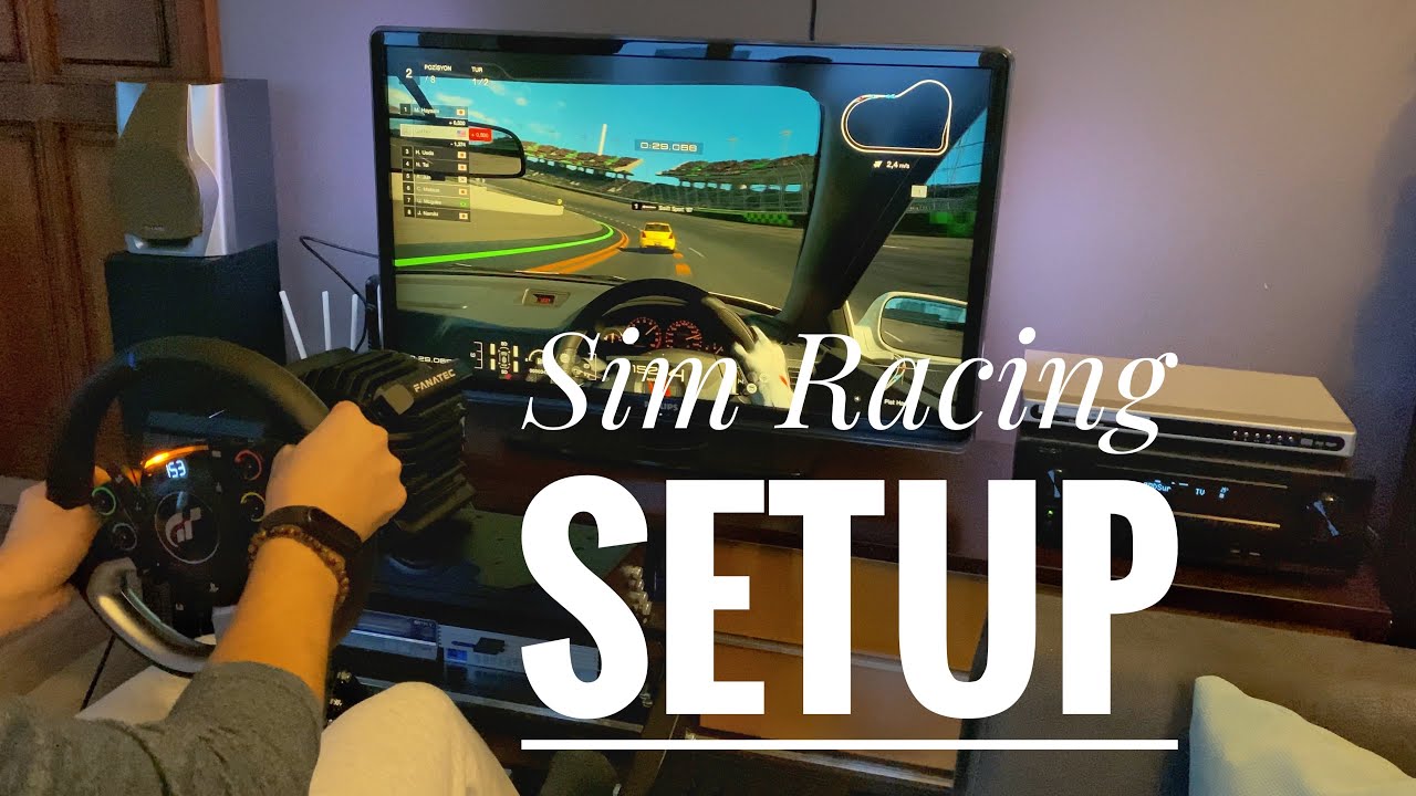 How to Install Racing Simulator Rig Cockpit Driving Gaming Fanatec DD Pro