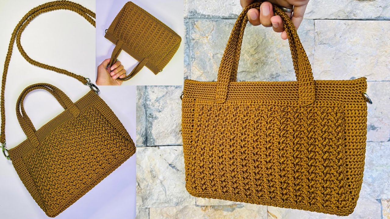 Wow😍 Very Easy Crochet Bag Tutorial | Cara Membuat Tas Rajut Mudah