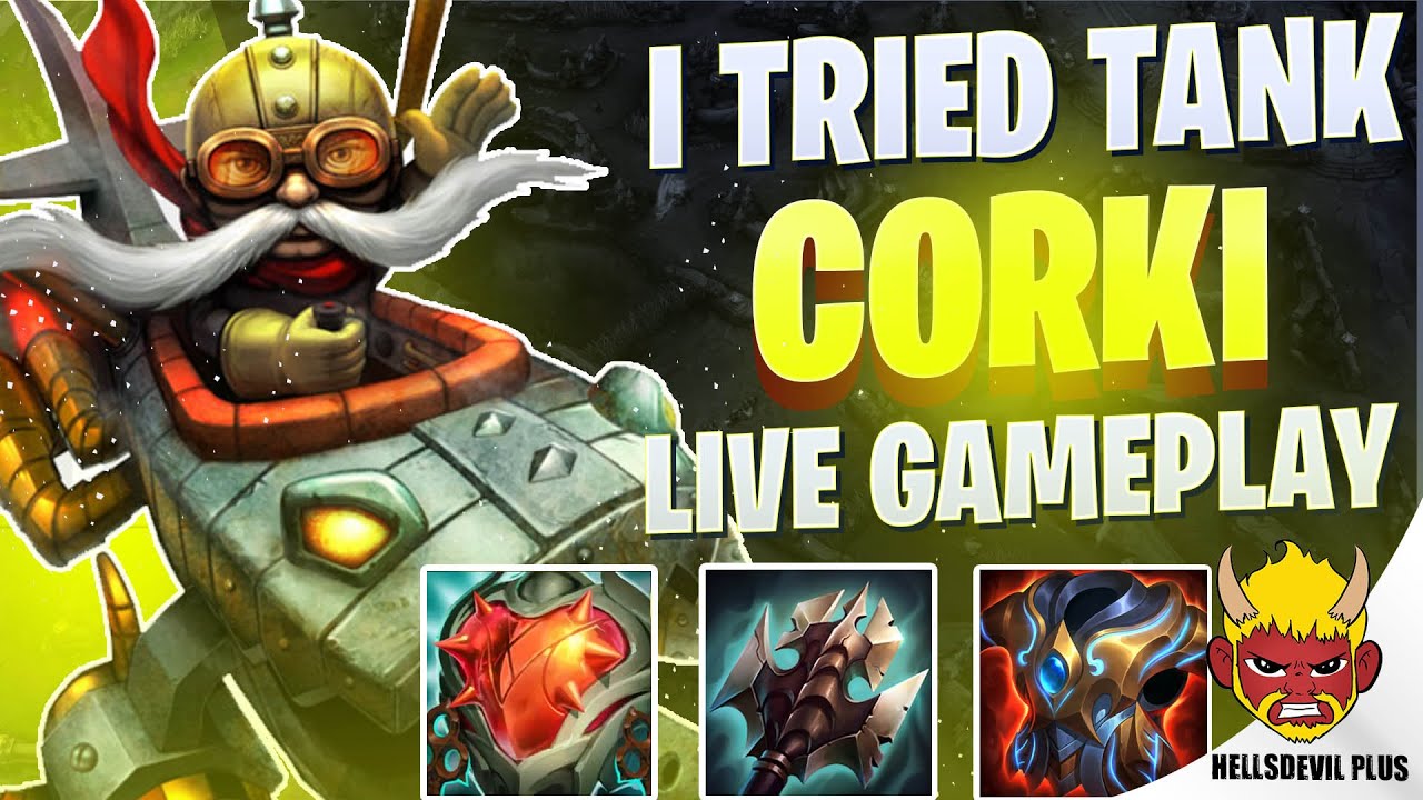I Tried Tank Corki - Wild Rift HellsDevil Plus Gameplay