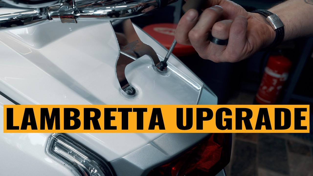 Passt er ? Lambretta G350 Gepäckträger im Test“