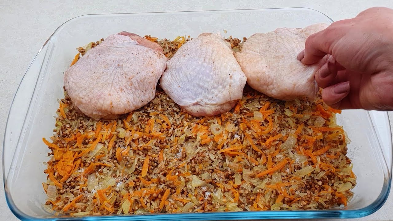 Вы любите гречку? 1 стакан риса и 1 стакан гречки на вкусный ужин! # 76
