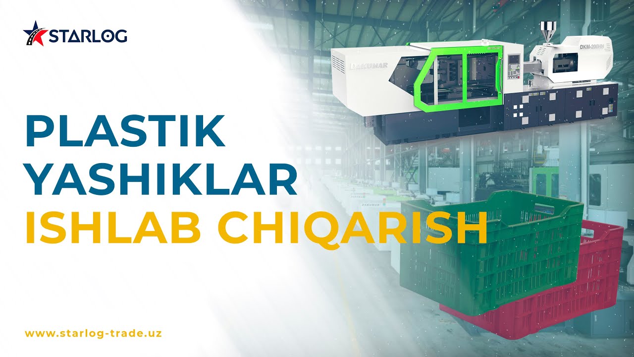 Plastik yashik ishlab chiqarish uskunasi