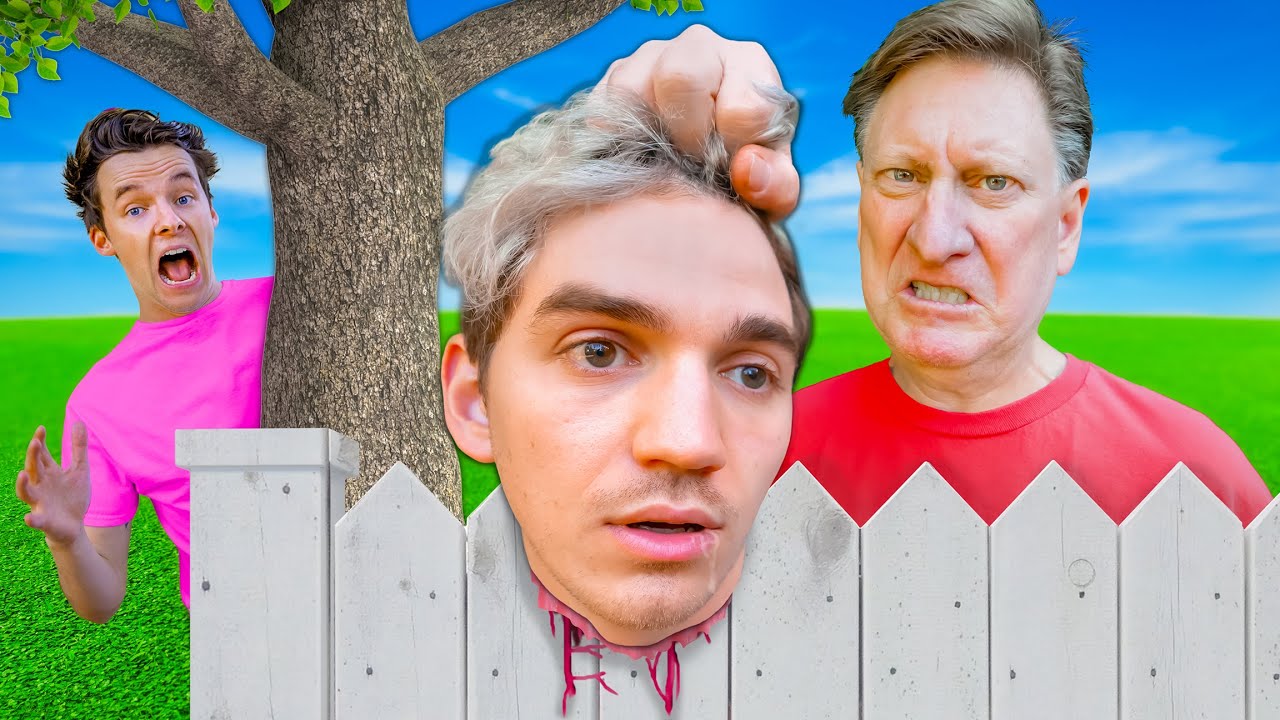 Can we ESCAPE my CRAZY KILLER Neighbor??? (24 Hour Challenge)