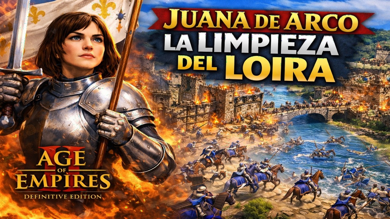 Juana de Arco: La Limpieza del Loira | Age of Empores II: Definitive Edition  ⚔️