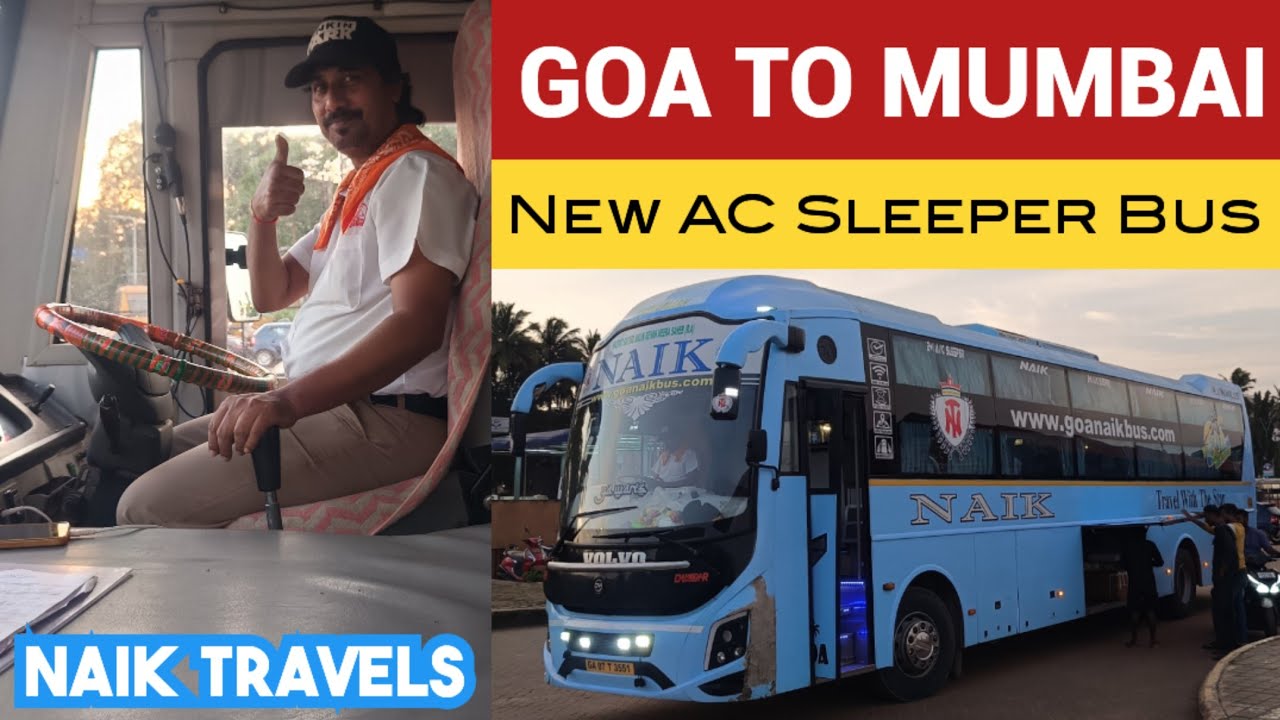 Автобусное путешествие из Гоа в Мумбаи от Naik Travels. Новый спальный автобус с кондиционером | ...