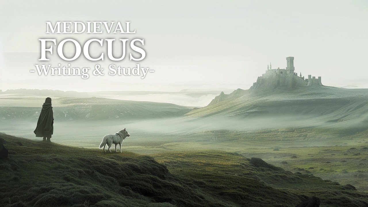 Medieval Music for Focus & Writing | Hilltop Castle at Dawn