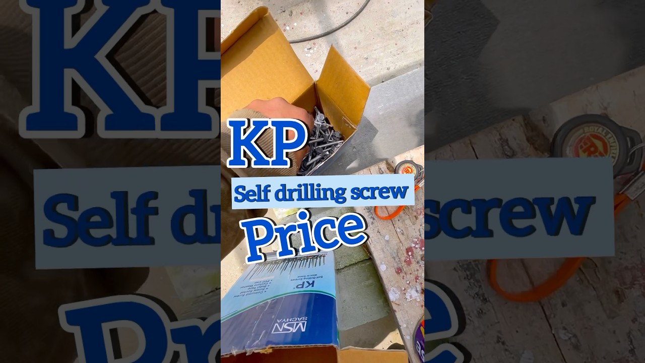Self drilling screw । KP self drilling screw price 😄#roofing #fabricator #shorts