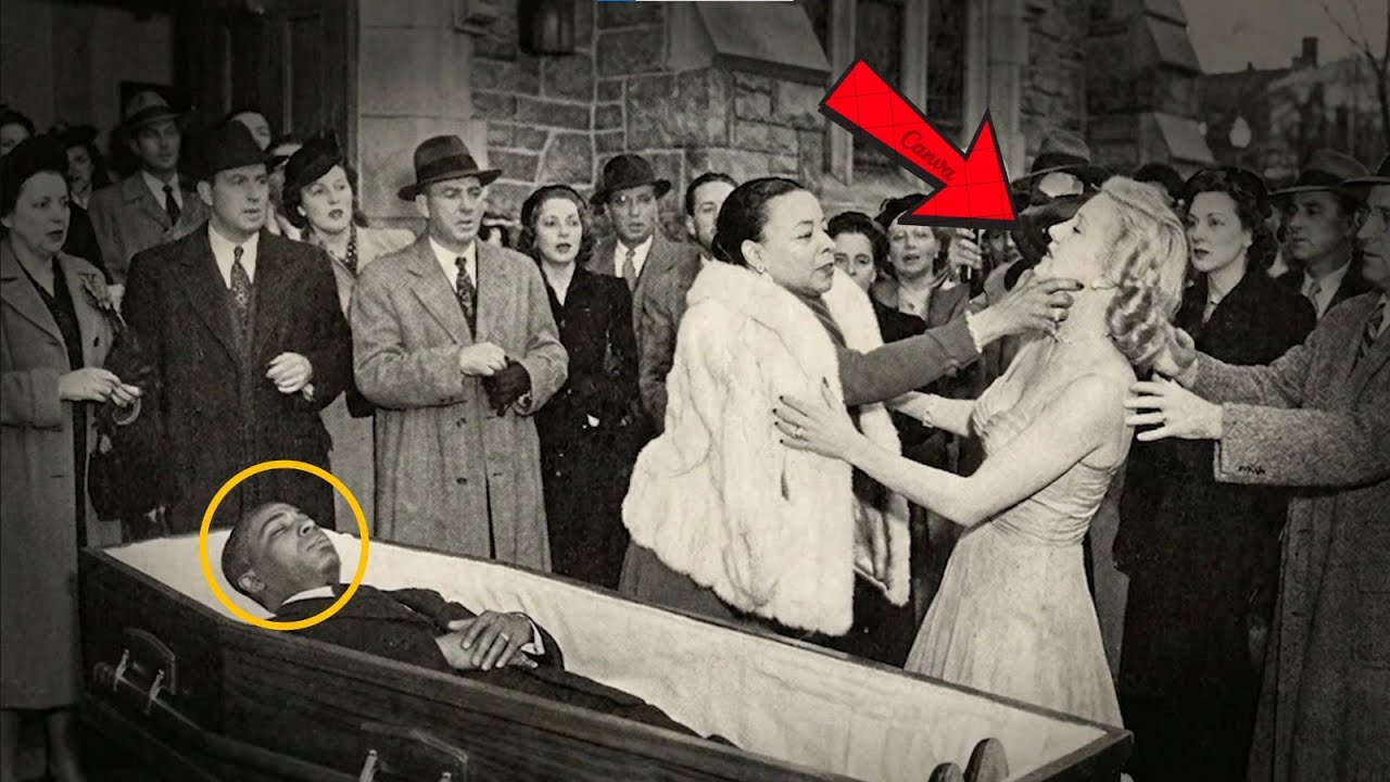 Bumpy Johnson's mistress did this at his funeral... his wife grabbed her by the...