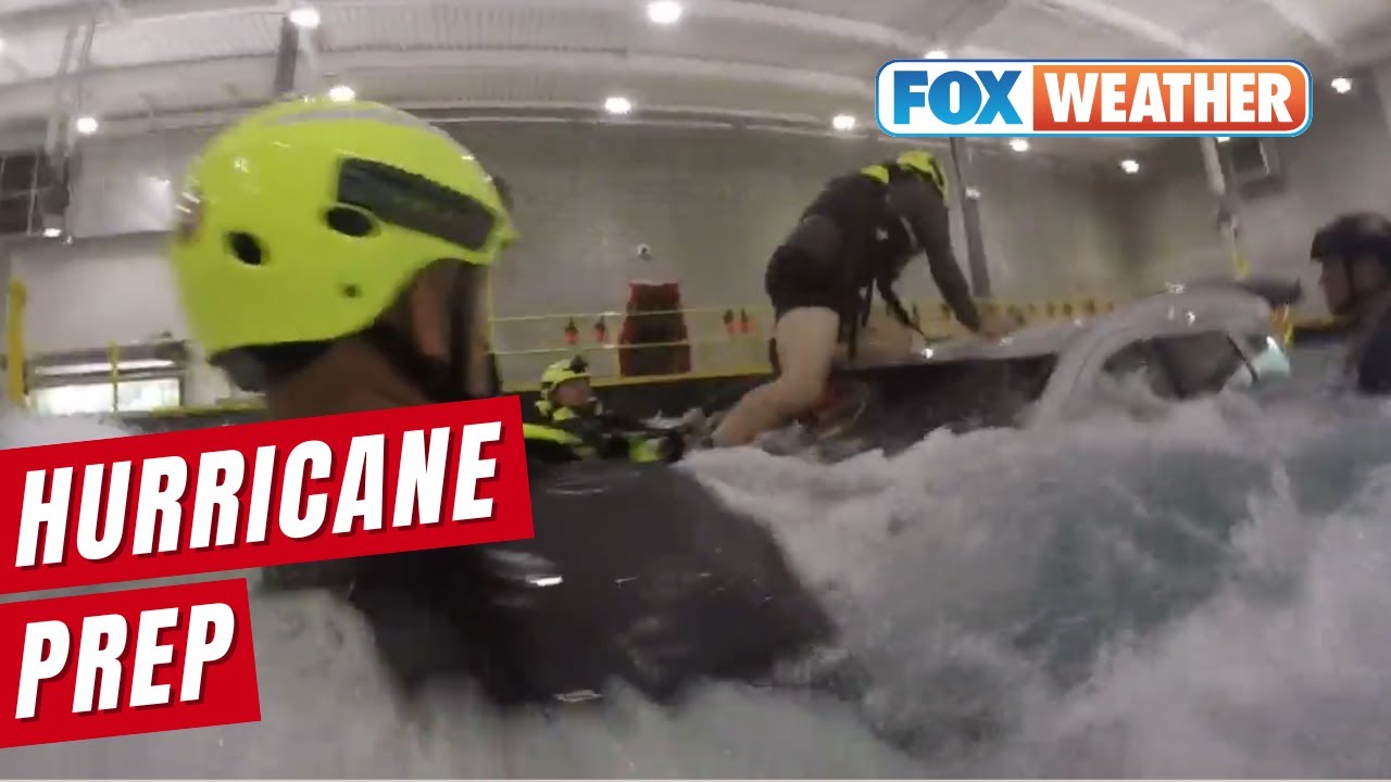 Florida Police Department Preparing For Next Hurricane With Swift Water Rescue Training