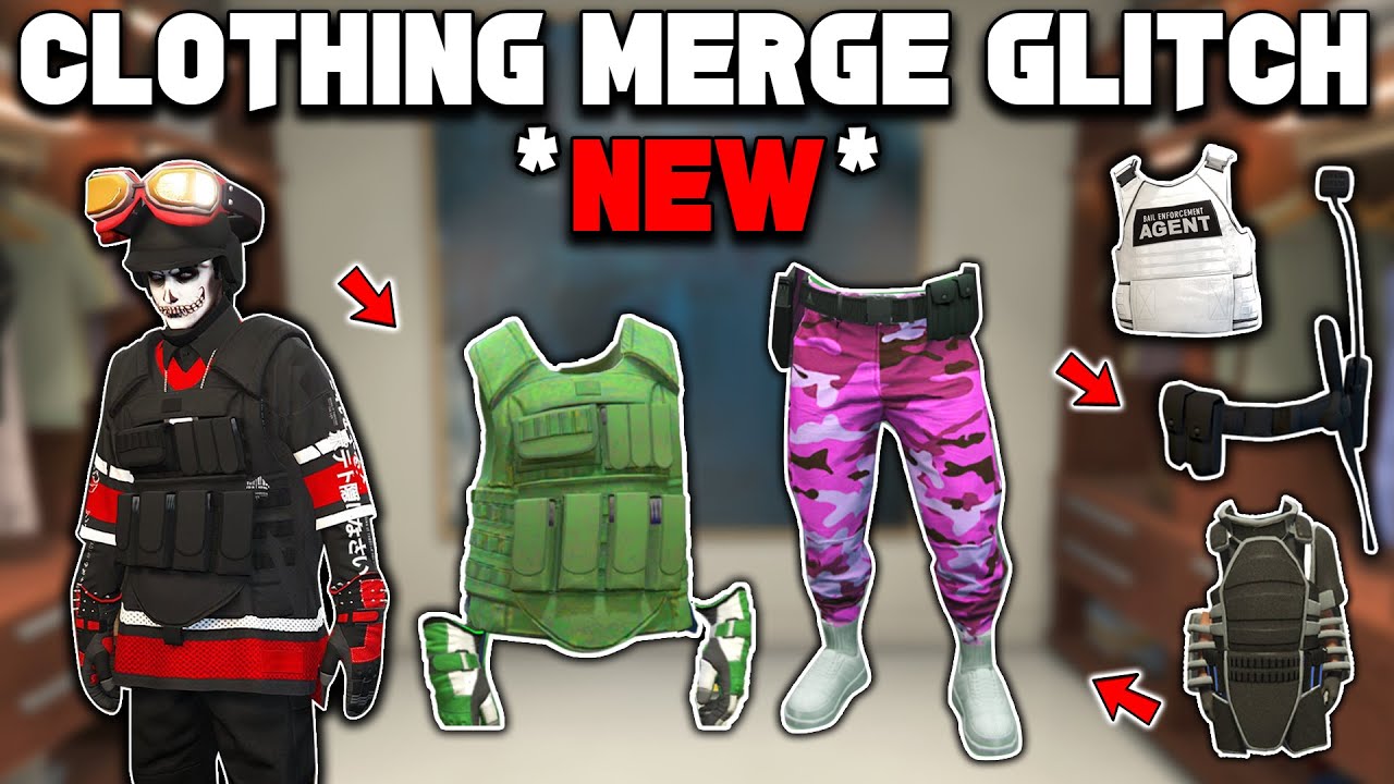 *NEW* Super Easy Clothing Merge Glitch Workaround To Make Modded Outfits In GTA 5 Online!