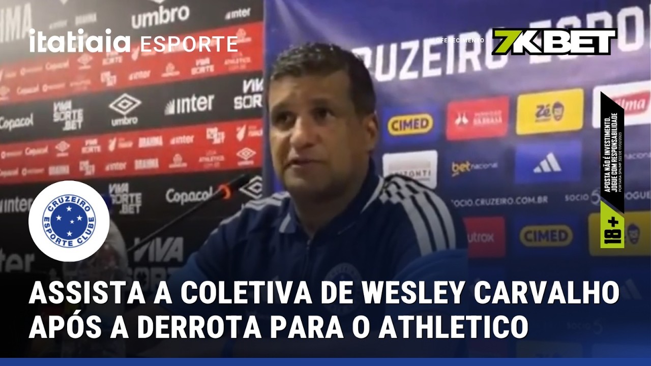 WESLEY CARVALHO ANALISA DESEMPENHO DO CRUZEIRO EM DERROTA NA ARENA DA BAIXADA