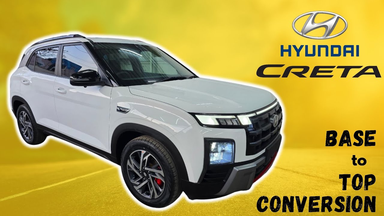 HYUNDAI CRETA 2024 Base to Top Convertion #cretamodifed #afto #hyundai