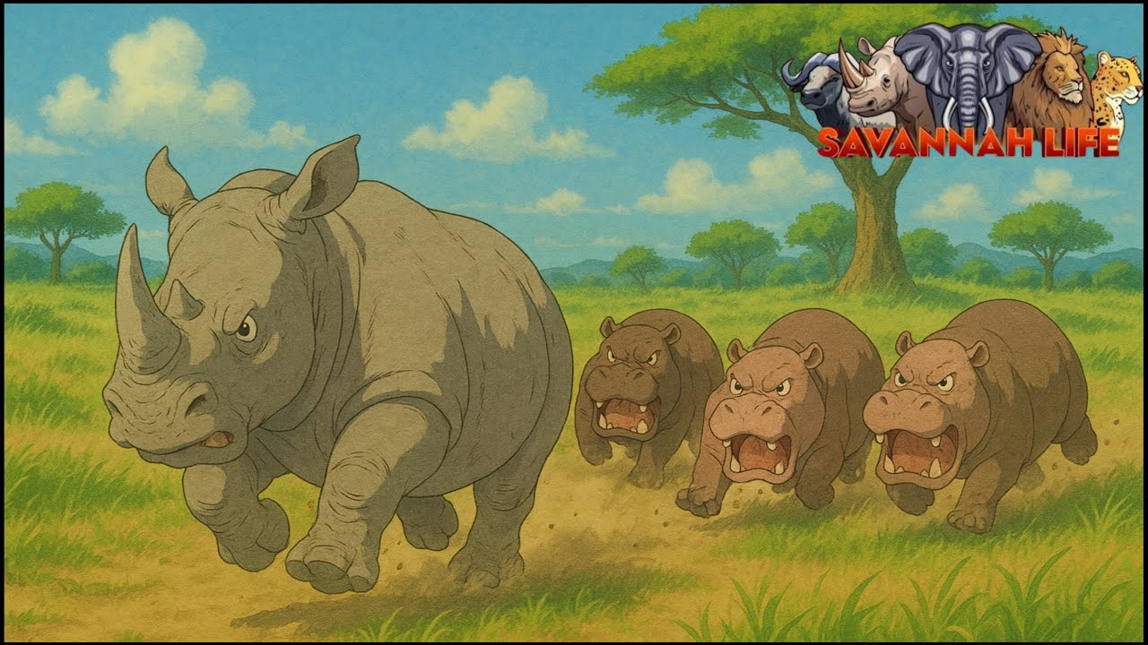 The Hippo trio | Collab | Savannah Life