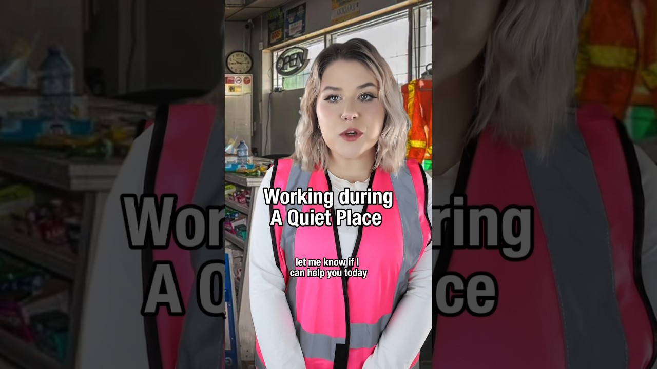 Working during A Quiet Place #shorts