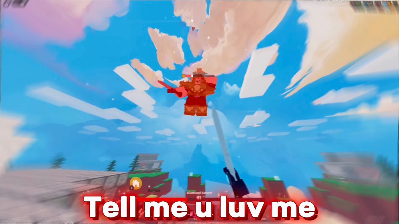 Tell me u luv me (A Roblox Bedwars montage)