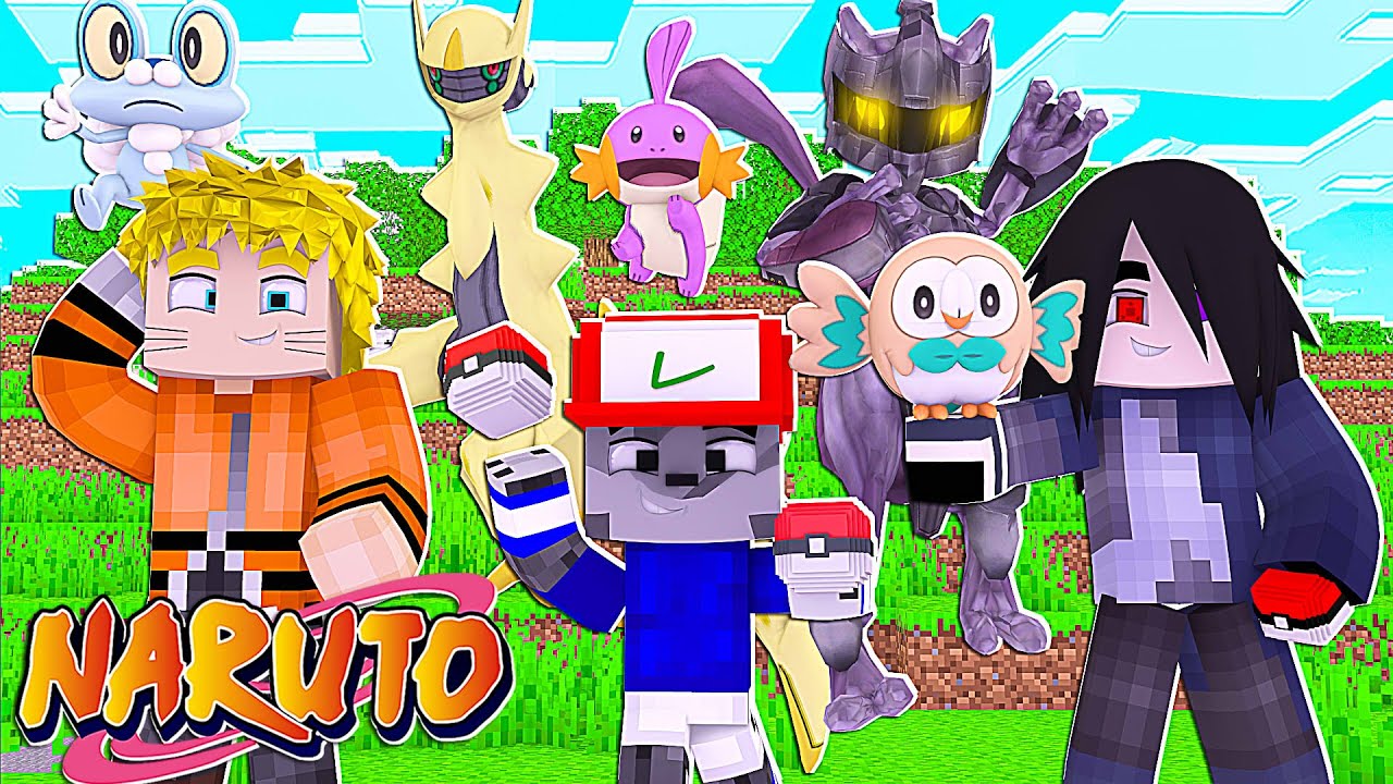 Minecraft - Who's Your Family? O FILHO DO SASUKE FEZ NARUTO E SASUKE TREINADOR POKÉMON! ( Naruto )