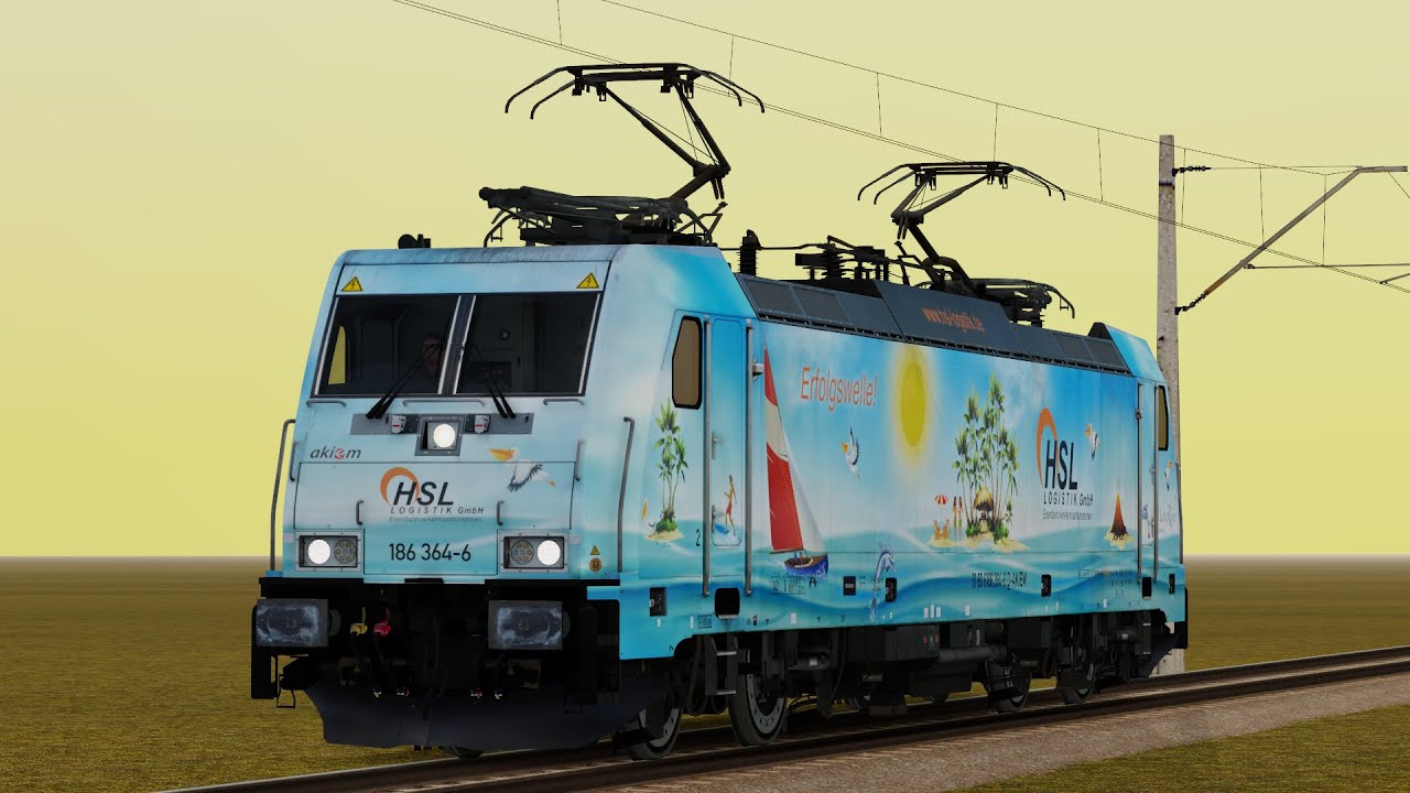 Poradnik jak Odpalić traxxa E186 i BR285 w symulatorze MaSZyna.