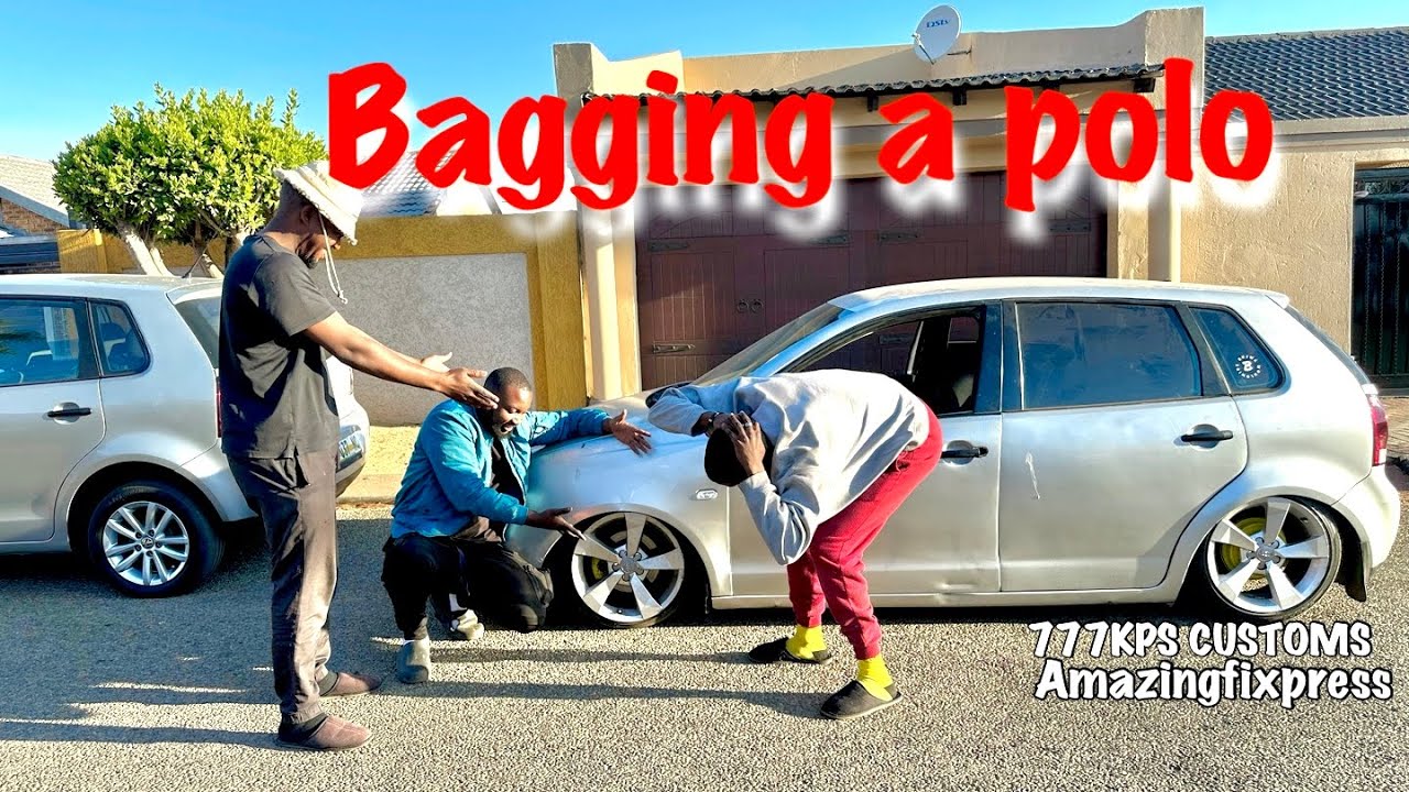 Bagging a polo | air suspension | Airlux 777 KPS customs  #stance #airsuspension #drop #fyt