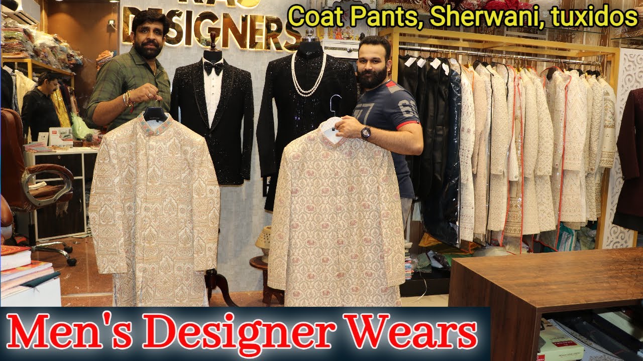 Designer Men's Wears Chandni Chowk Delhi | Sherwani, Coat PAnts, Indo westerns For Men.