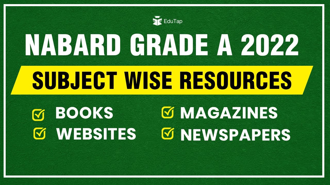 Books, Notes and Study Material for NABARD Grade A | Websites and Magazines for NABARD Preparation
