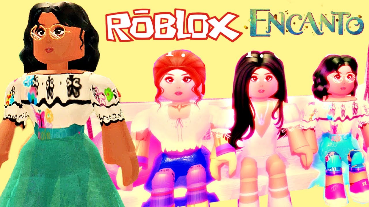 ENCANTO Roblox! Touring The Family Madrigal Magical Casita with Mirabel, Isabella & Luisa