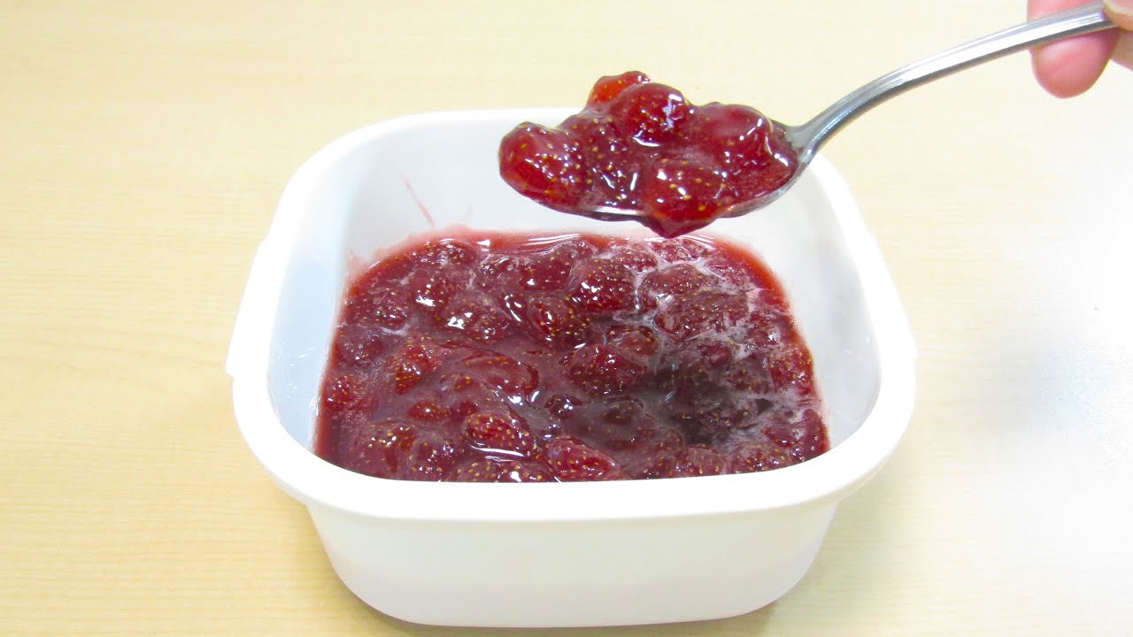 🍓Confiture de fraises - recette simple/甘いイチゴジャム‐家庭向けレシピ