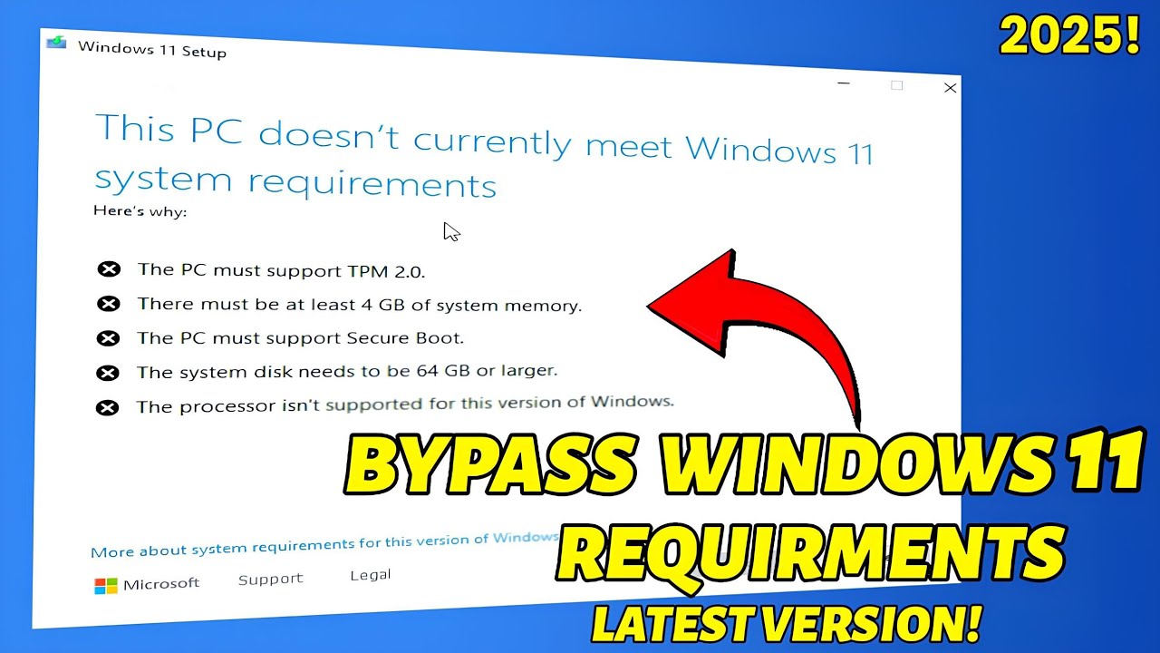 Bypass Windows 11 System Requirements in Minutes! Easiest Method (2026)