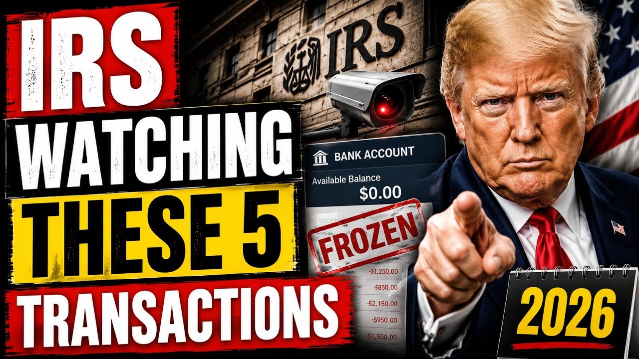 EXPOSED: IRS Watching These 5 Bank Transactions &mdash; Seniors&rsquo; Americans Accounts FROZEN in 2026