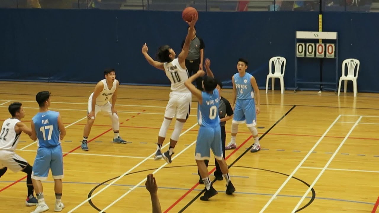 聖若瑟英中vs寶覺(2018.11.12.九龍D1學界男子籃球甲組四強)精華