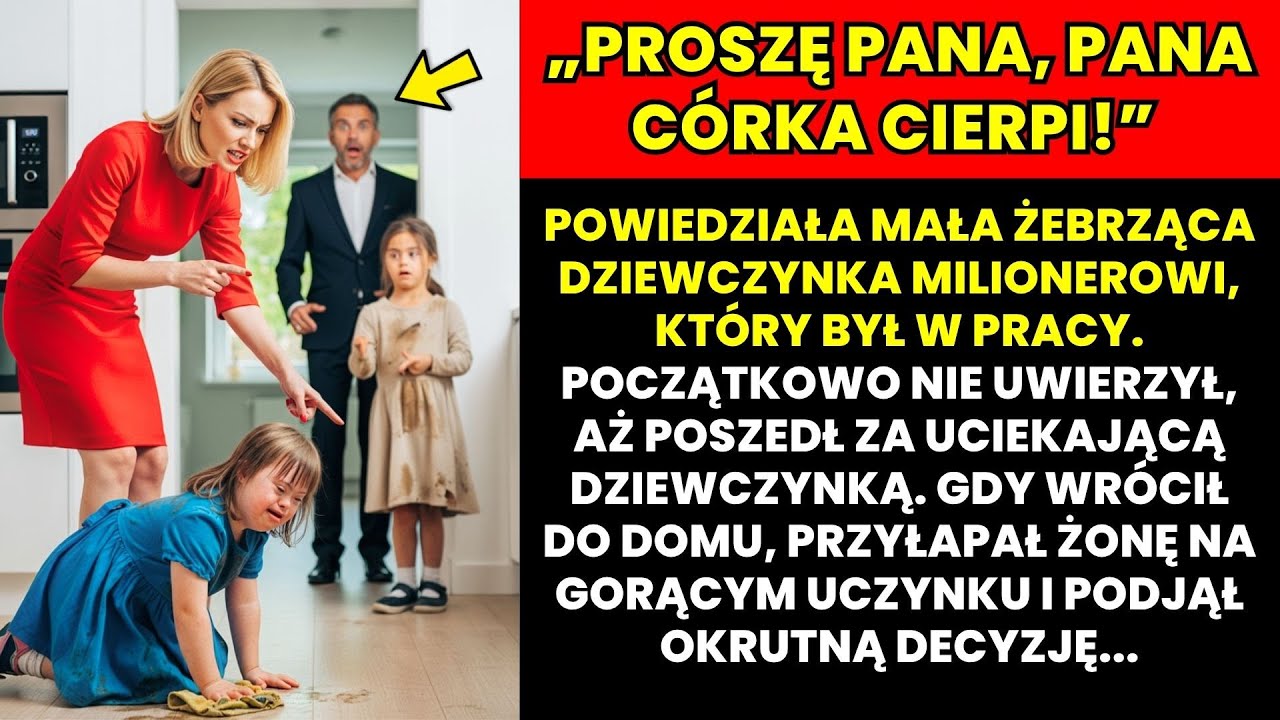 DZIĘKI DZIEWCZYNCE ŻEBRACZCE MILIONER DOWIEDZIAŁ SIĘ, CO JEGO NARZECZONA ROBIŁA Z JEGO CÓRKĄ!