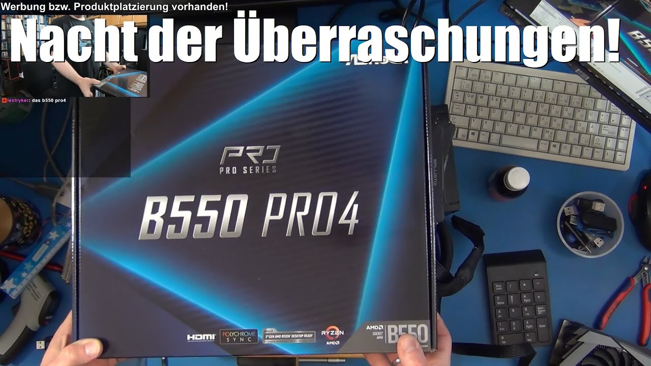 Crackys Bastelnacht - B550 Chipsatz im Fokus!