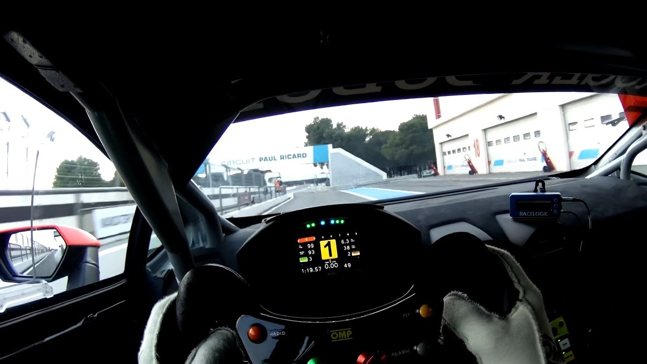 Lamborghini Super Trofeo Evo HelmetCam OnBoard at Paul Ricard