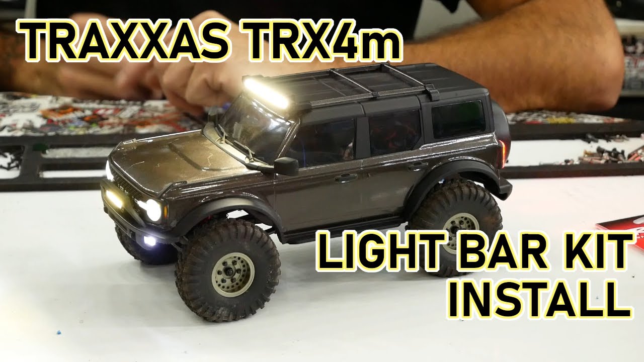 TRAXXAS TRX4m 2021 BRONCO: LIGHT BAR KIT INSTALL