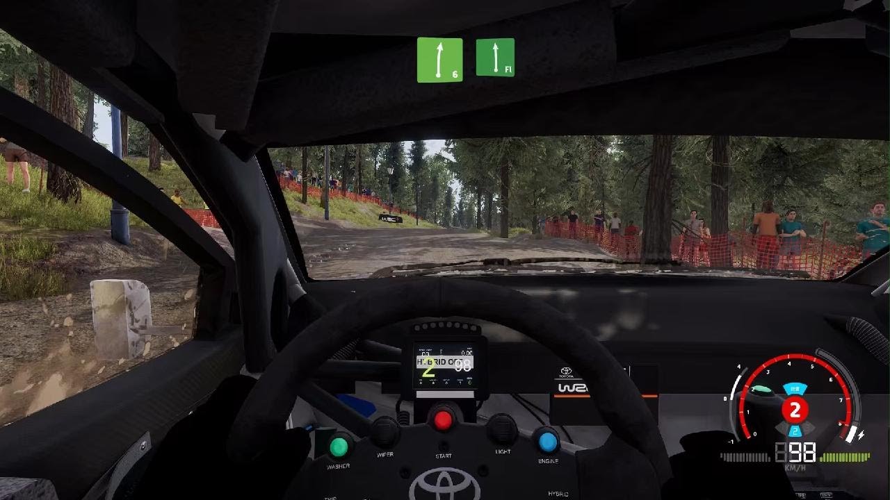 T598 WRC Generations –芬蘭場地賽😸引擎冒黑煙了😹