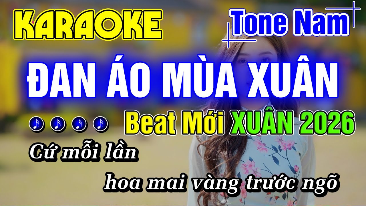 Đan Áo Mùa Xuân Karaoke Tone Nam Nhạc Sống Rumba Beat Hay Dễ Hát CÔNG TUẤN BOLERO MỚI NHẤT