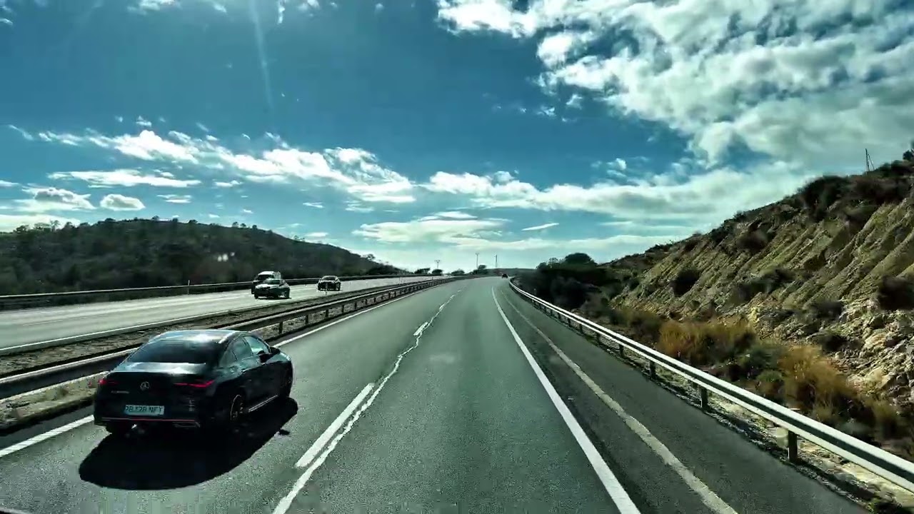 Поездка по живописной автомагистрали Бенидорм — Эльче (AP-7) 🇪🇸 | 1 час | Фольклорная и эпическая...