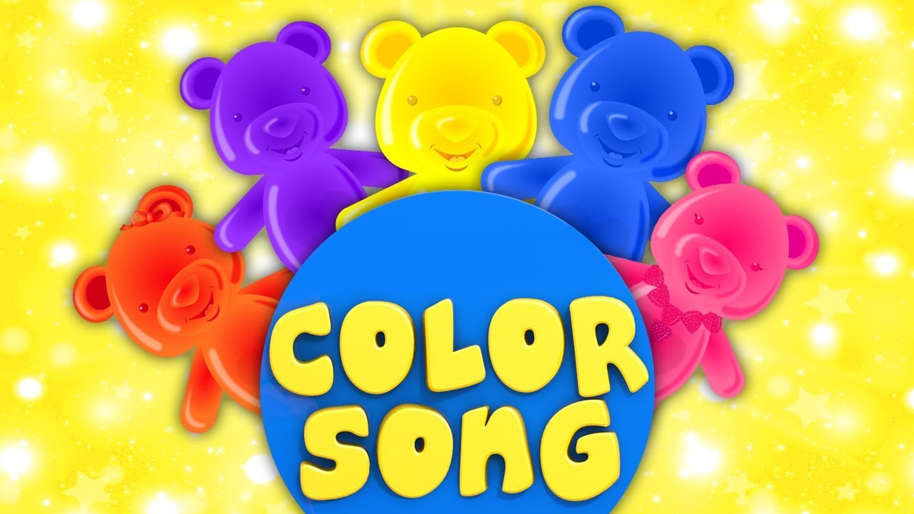 Farblied | Deutsch Kinderlieder | Color Song | Jelly Bears Deutsch