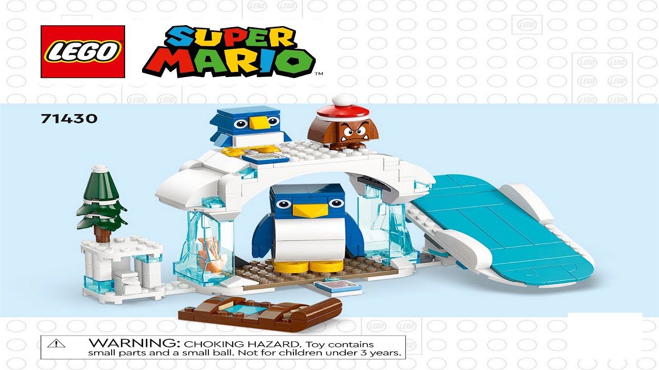LEGO instructions - Super Mario - 71430 - Penguin Family Snow Adventure Expansion Set