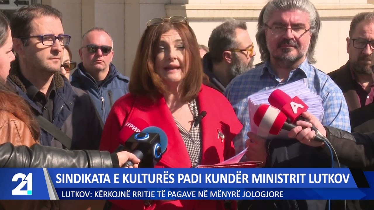 Sindikata e Kulturës padi kundër ministrit! Lutkov: Kërkojnë rritje të pagave në mënyrë jologjore