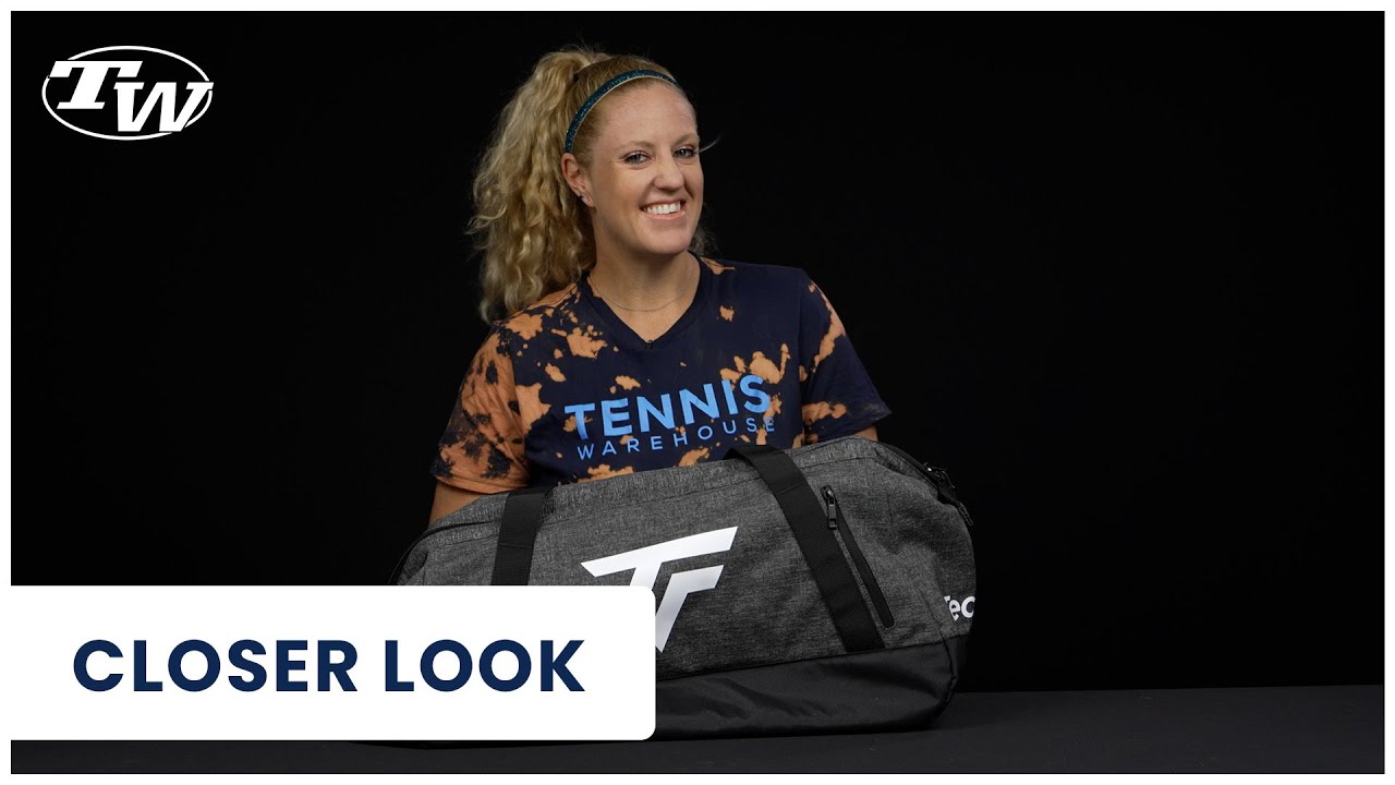 Take a closer look at the Tecnifibre All Vision Duffel Tennis Bag!