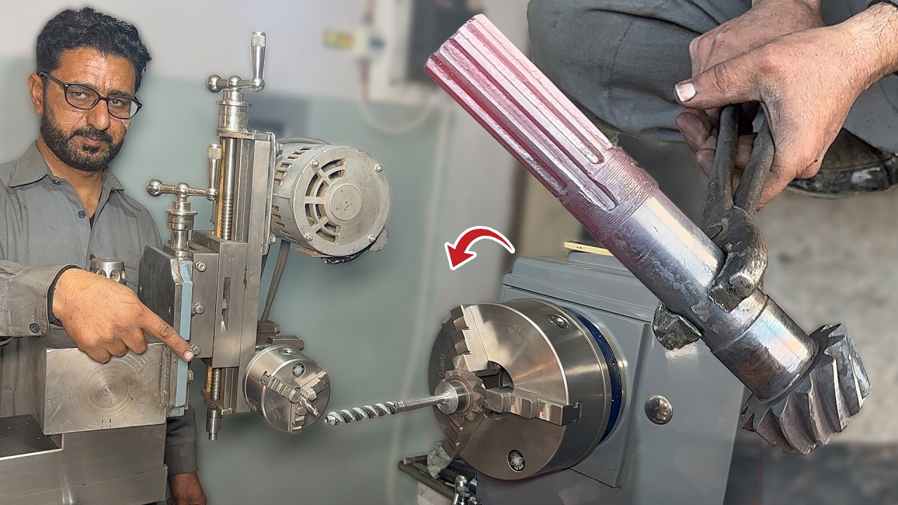 Skilled Mechanic Convert Pinion Gear into a High-Performance Drill Bit Using a Groundbreaking Method