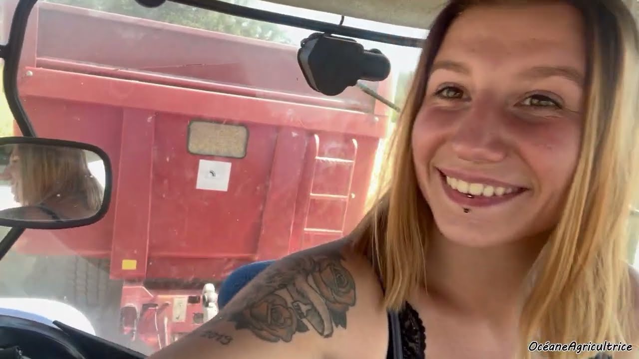 Moisson de blé 2023 ! Océane Agricultrice